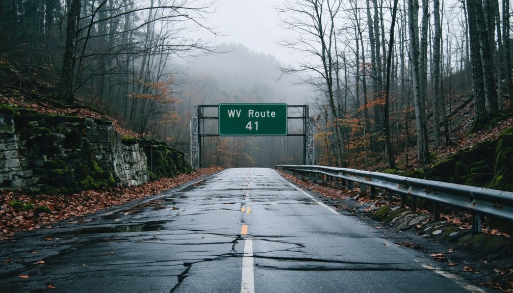 follow wv route 41 west