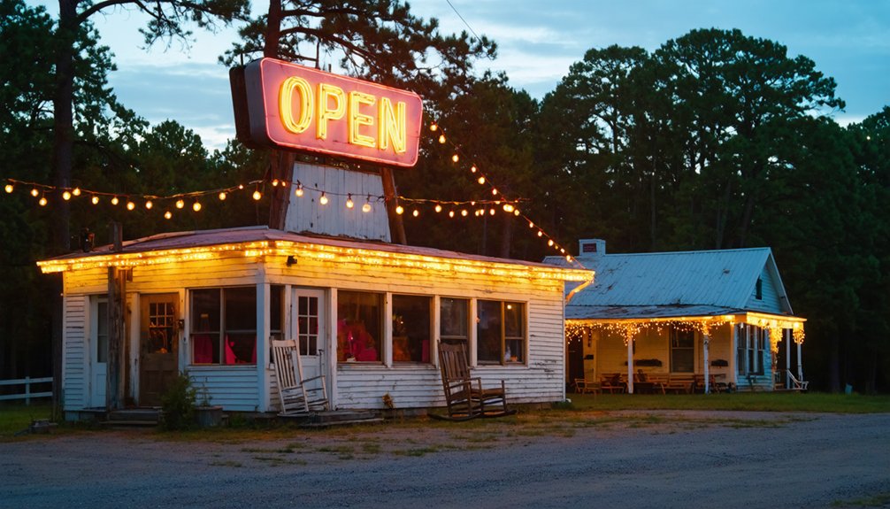 ghost town lodging and dining