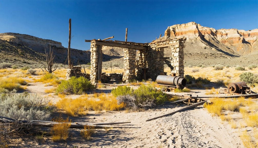 ghost town s quiet remnants