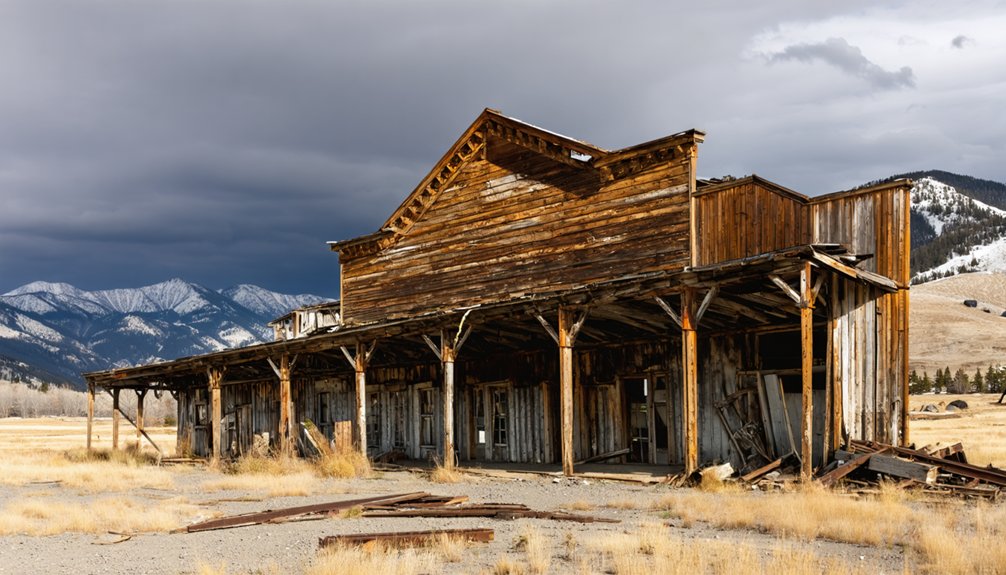 ghost town with hidden graves