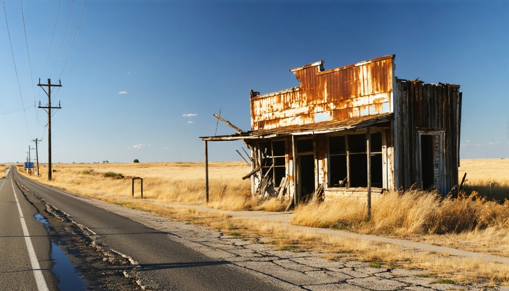 ghost towns and historic landmarks