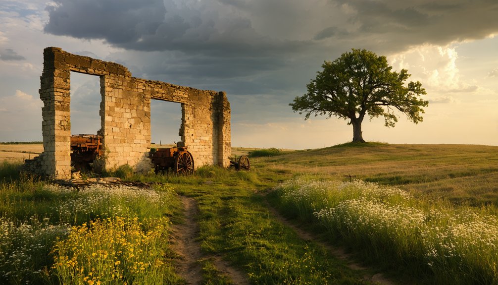 ghost towns and wildflower blooms