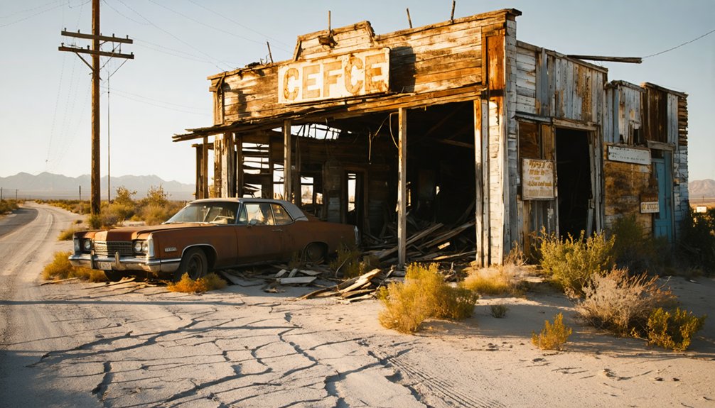 ghost towns from north to south