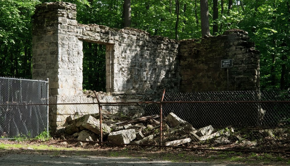 ghost towns hidden behind fences