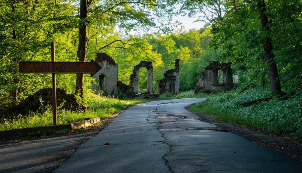 ghost towns industrial history eerie landscapes