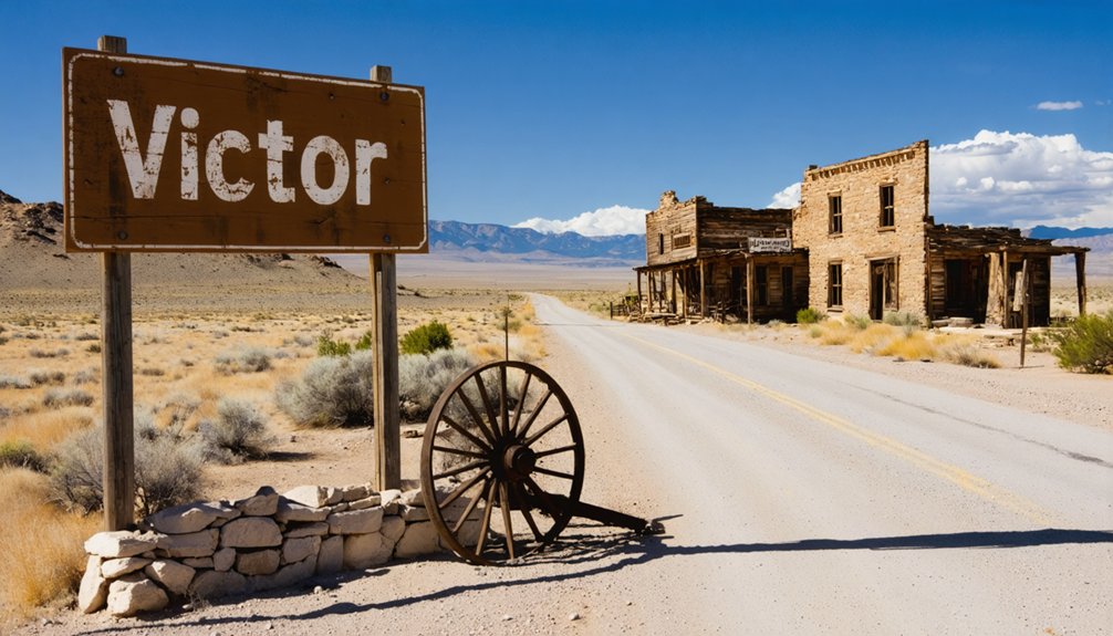 ghost towns near victor
