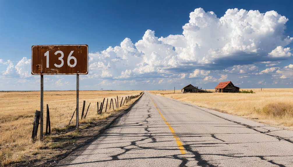 highway 136 rural scenery