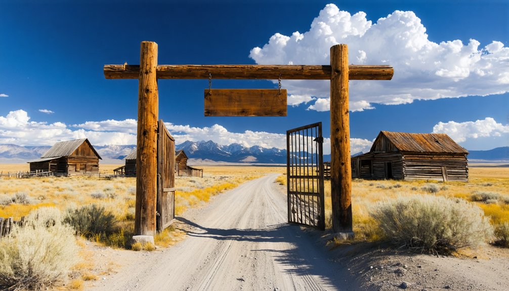 historic ranch structures and wildlife
