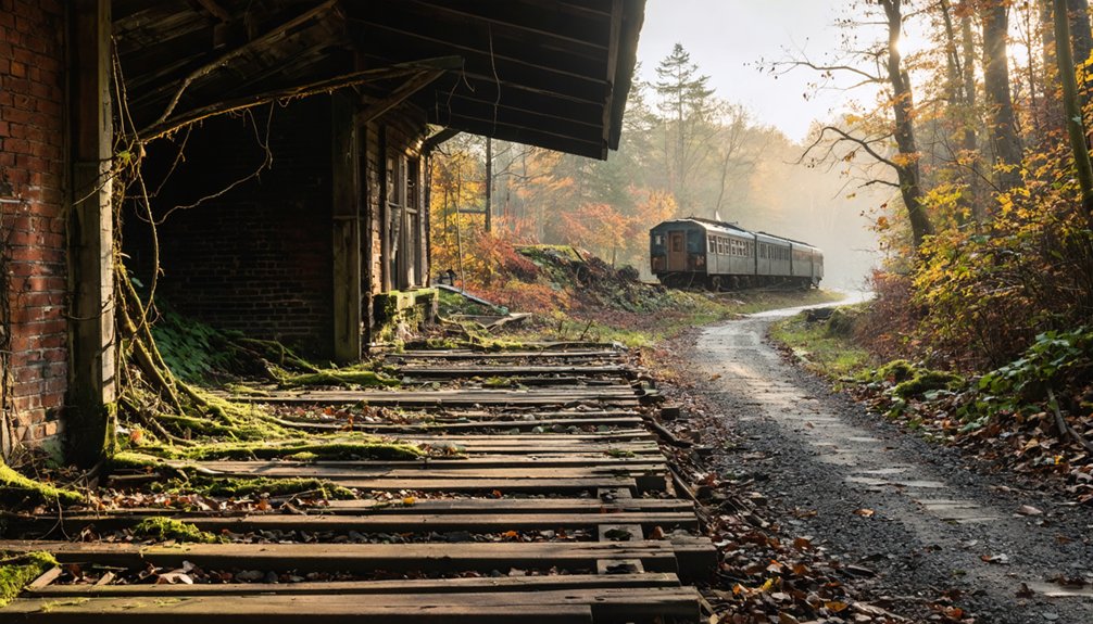 industrial relics on trail