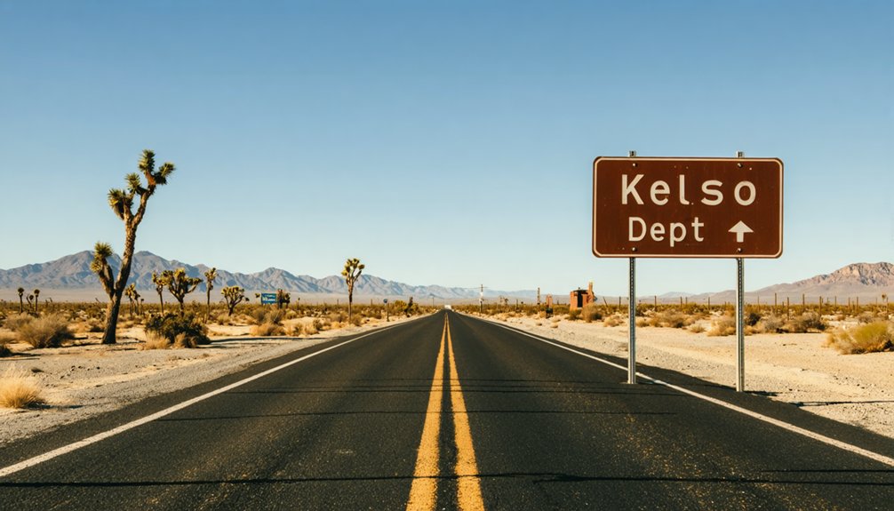 las vegas to kelso route