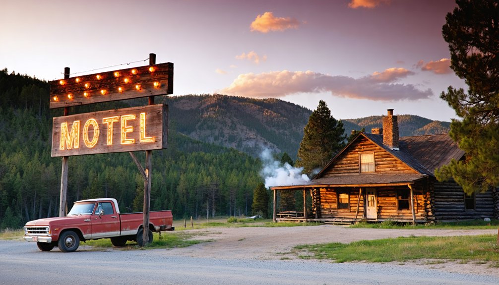 lodging variety near ghosttowns
