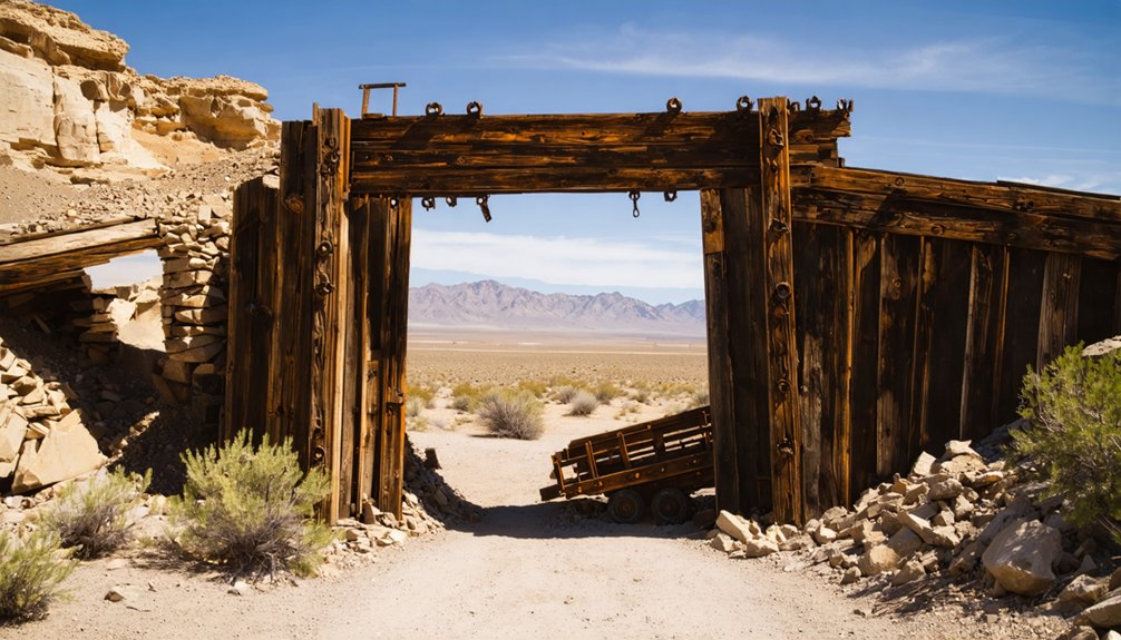 mining boom and abandoned town