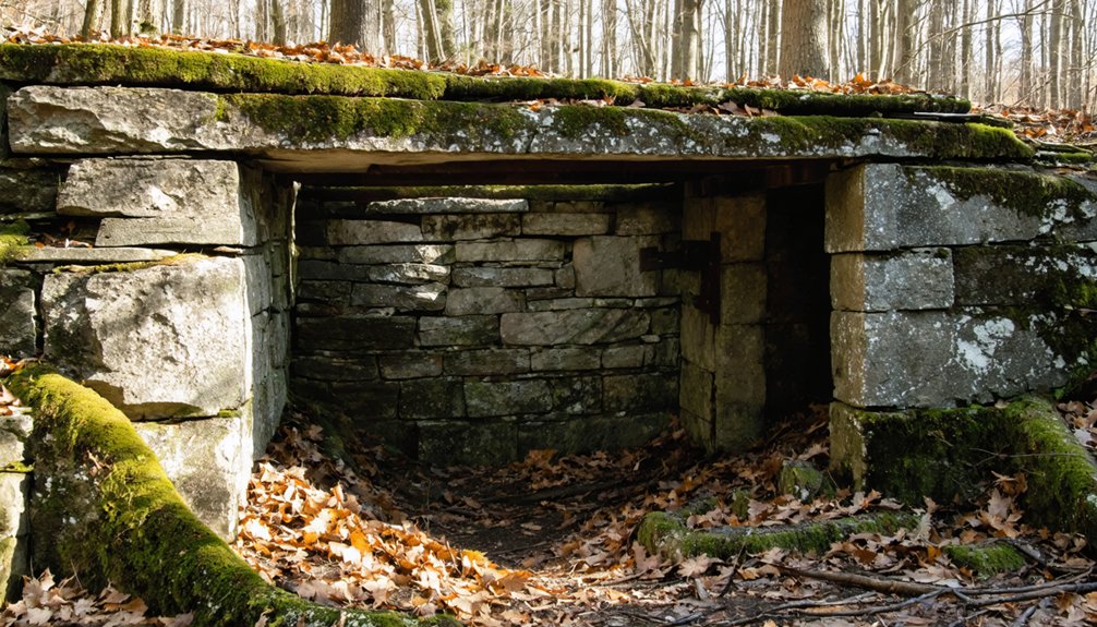mining ruins and cellar holes