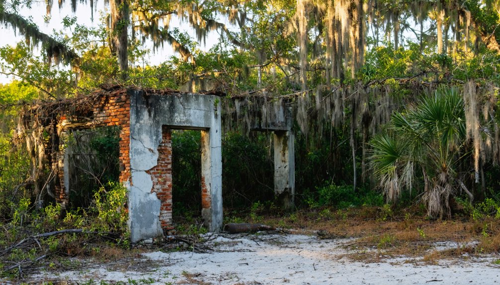 nature reclaiming ghost town