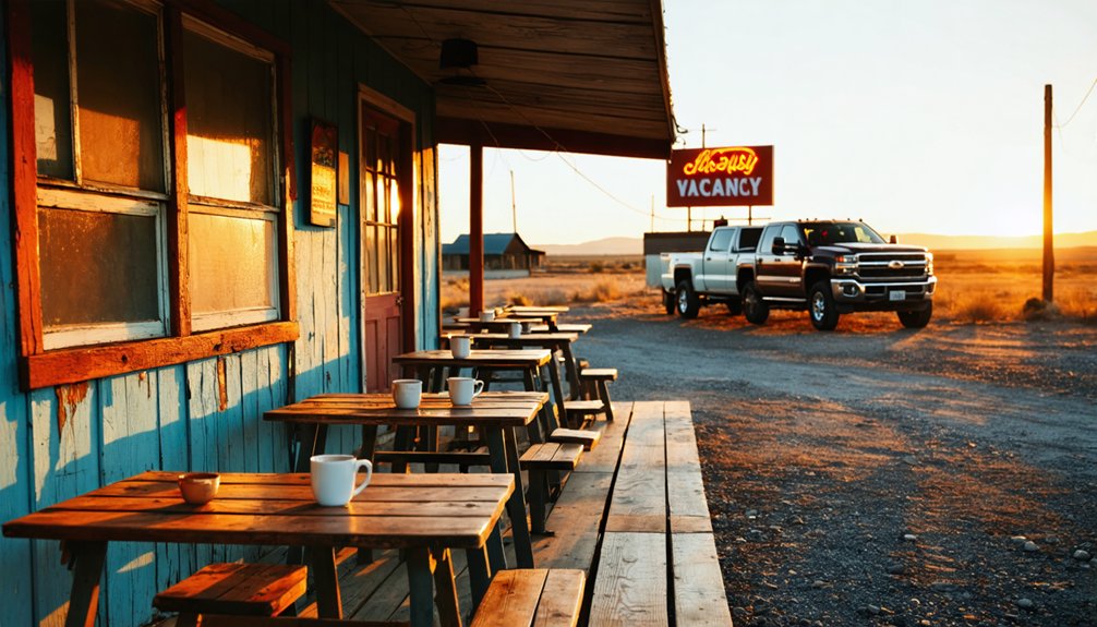 nearby towns offer dining options