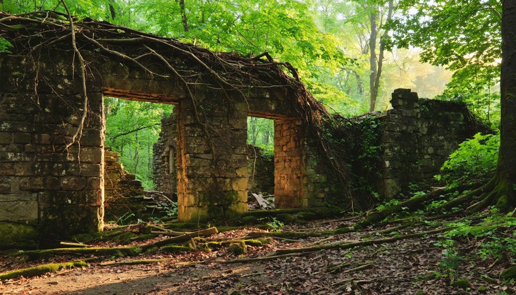 overgrown ruins hold haunting stories