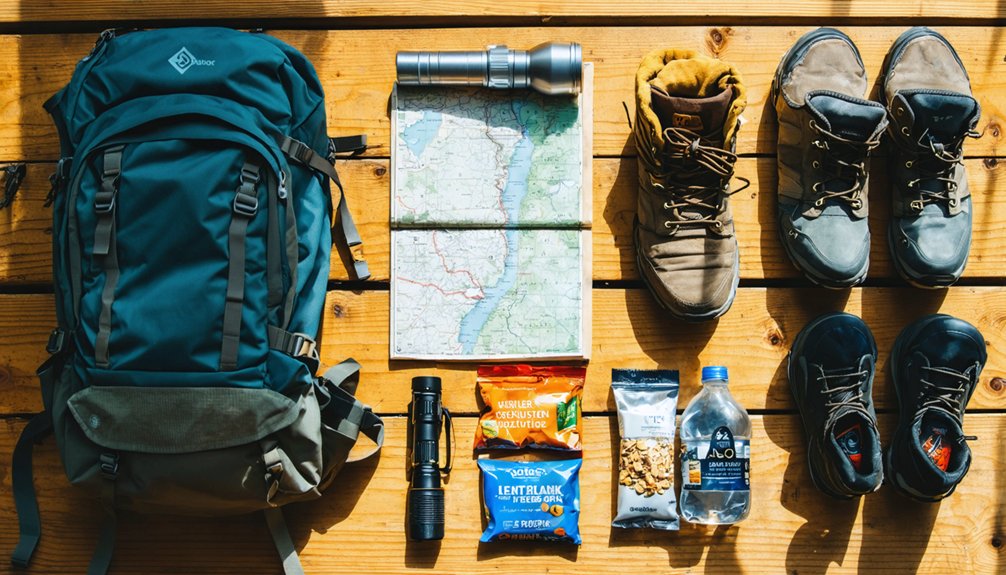pack essentials for exploration