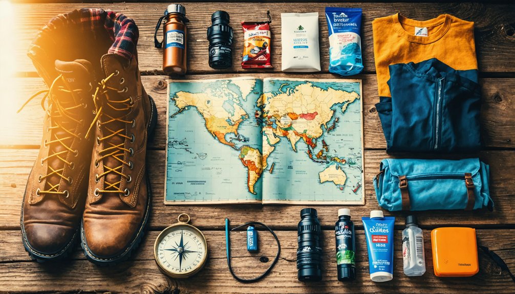 pack essentials for exploration