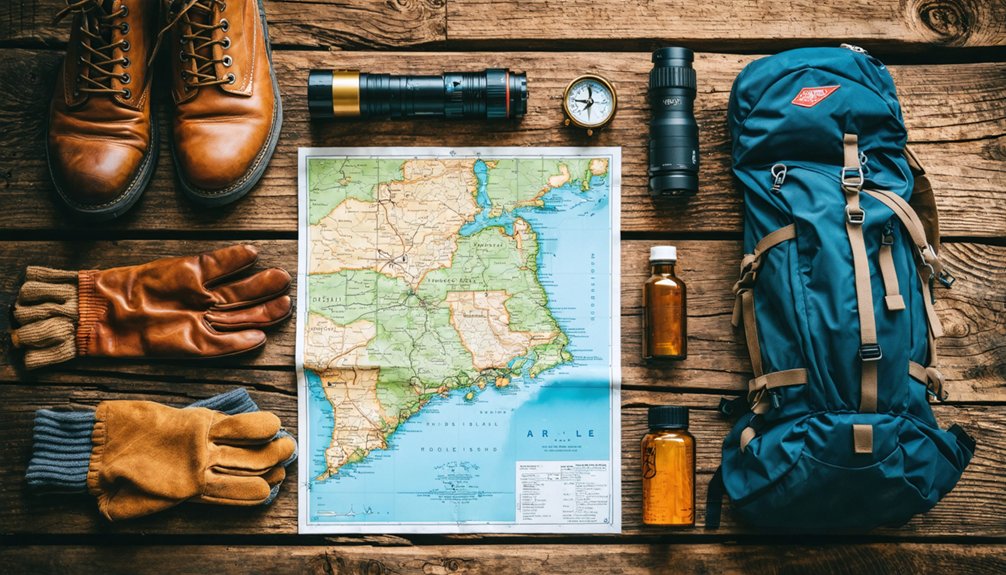 prepare for unmarked wilderness exploration