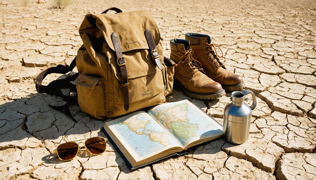 prepare pack navigate explore