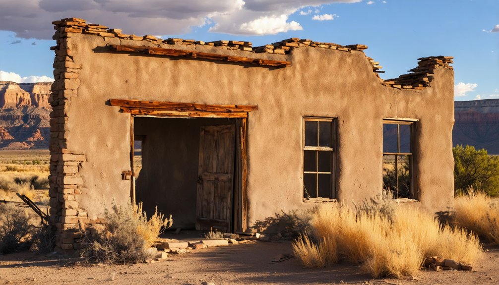 preserved buildings and ruins