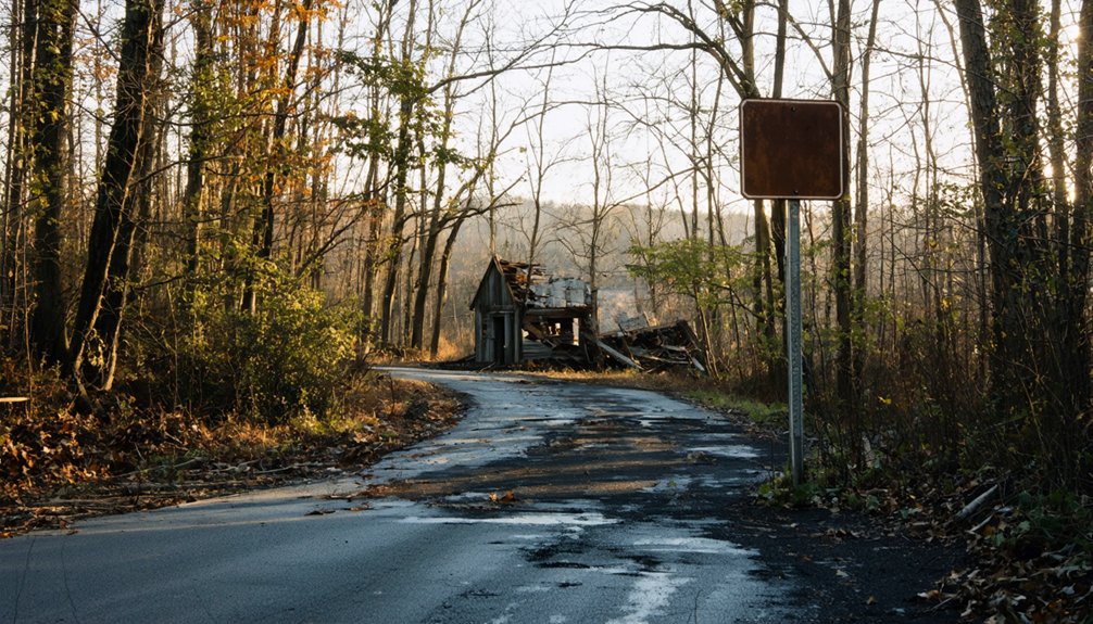 quiet authentic ghost town
