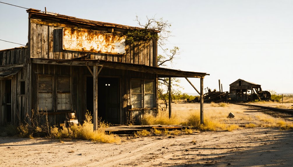 railroads decline abandoned town