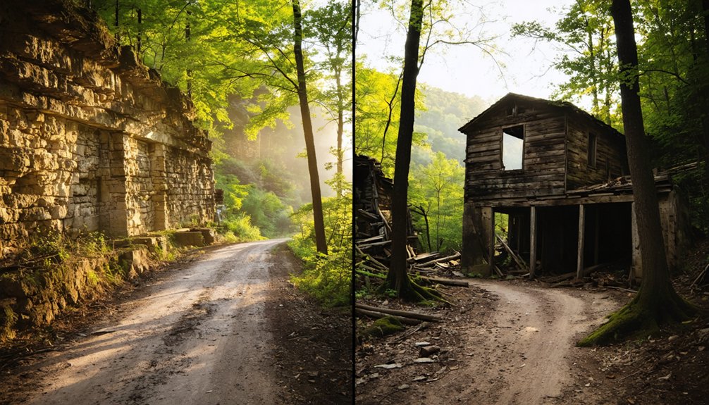 raw abandoned ghost town exploration