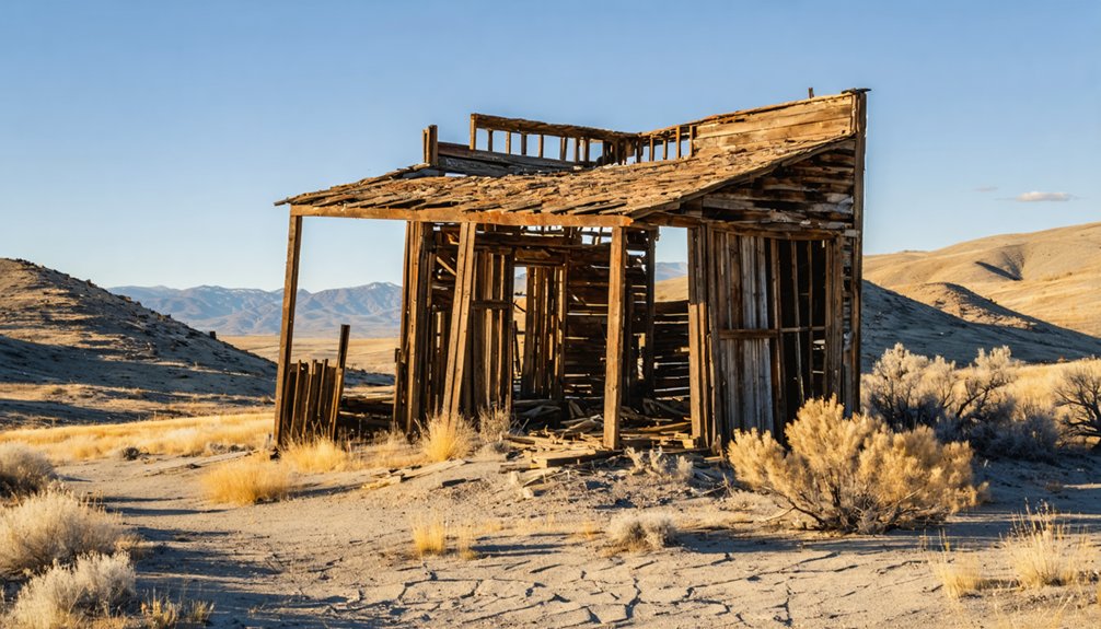 remaining foundations and ruins