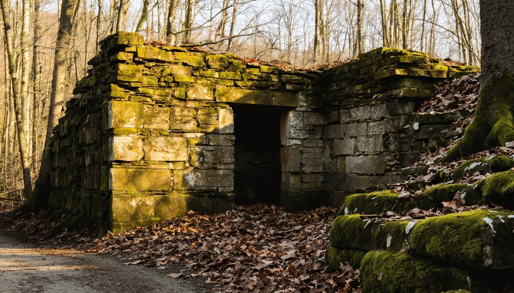 remaining structures and ruins