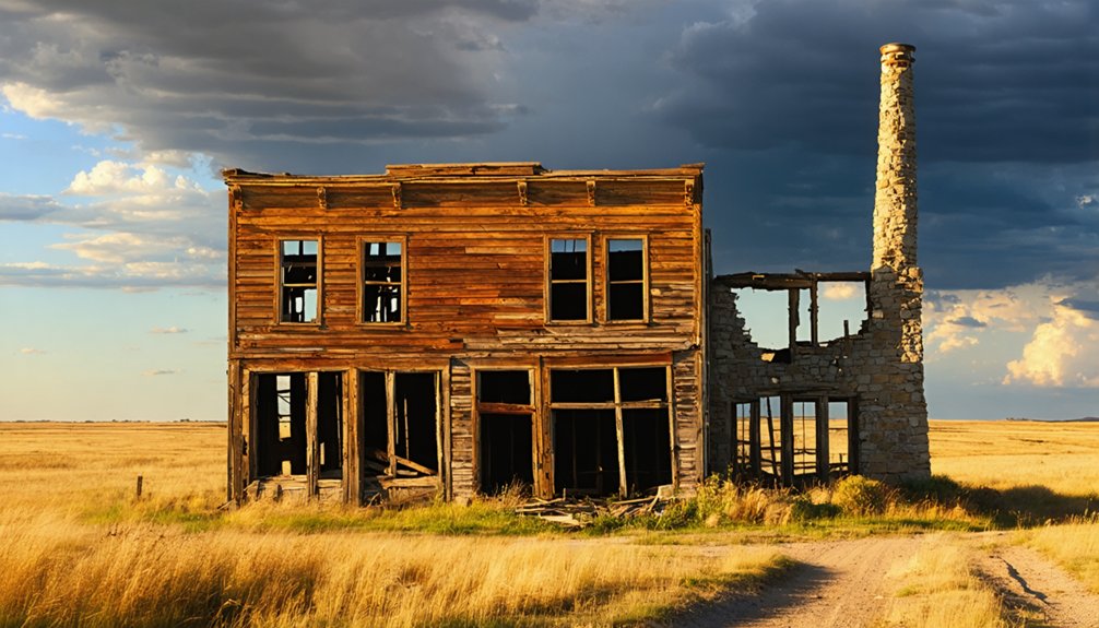 remnants of ghost town