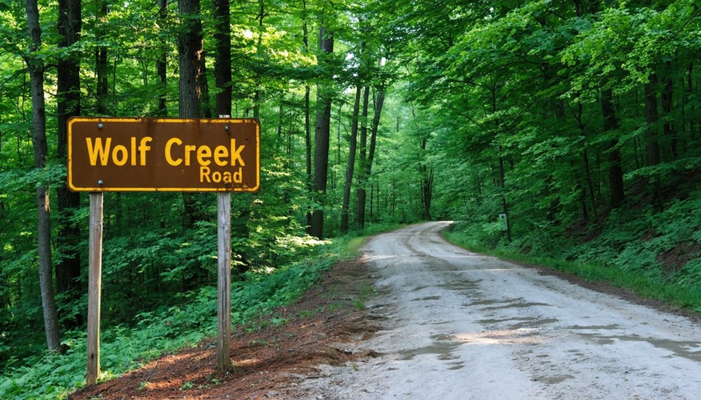 remote gravel road access
