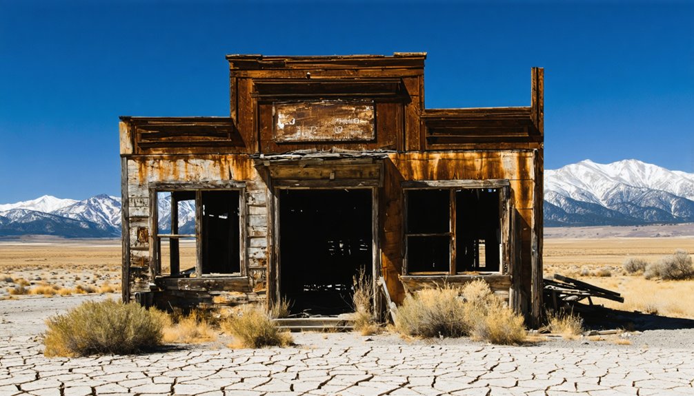 remote weathered mining relic