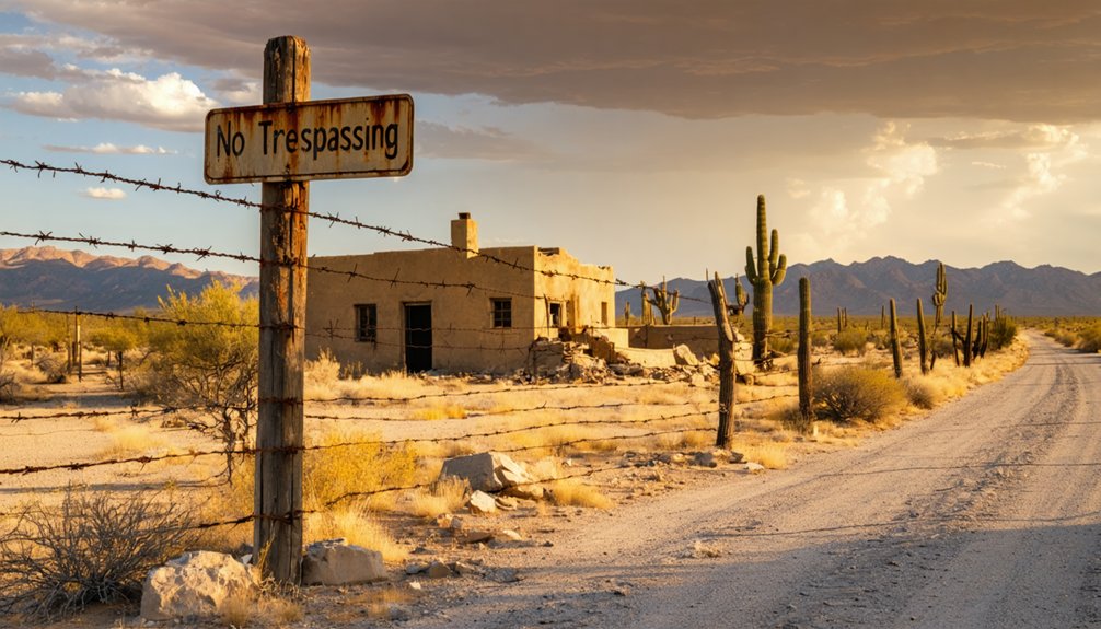 respect private land boundaries