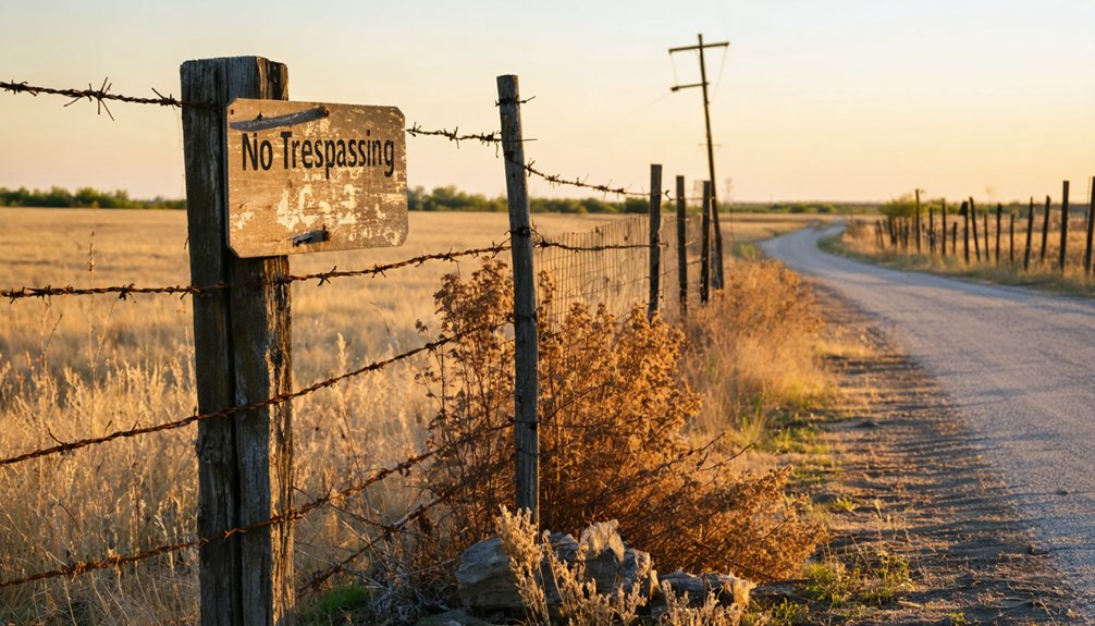 respect private property boundaries