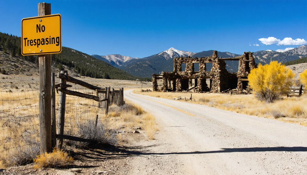respect private property boundaries
