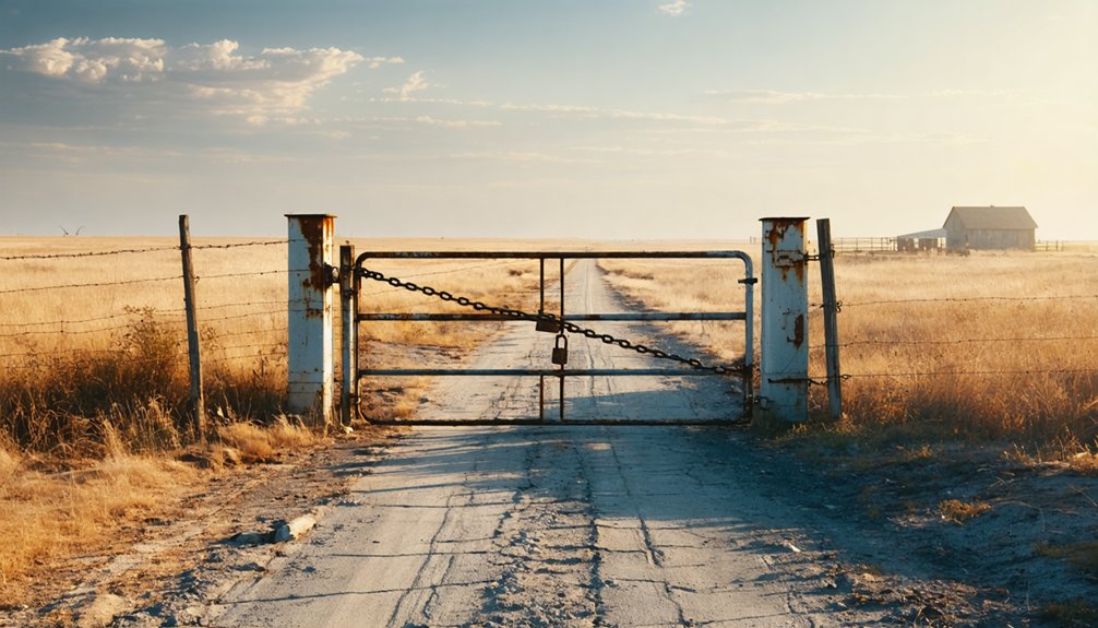 respect private property boundaries