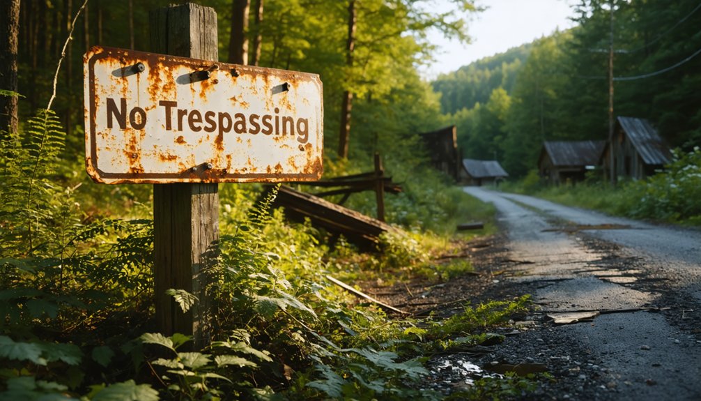 respect private property boundaries