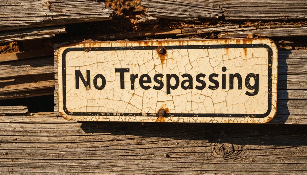 respect ruins avoid trespassing