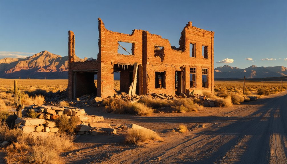 ruins wildlife golden hour