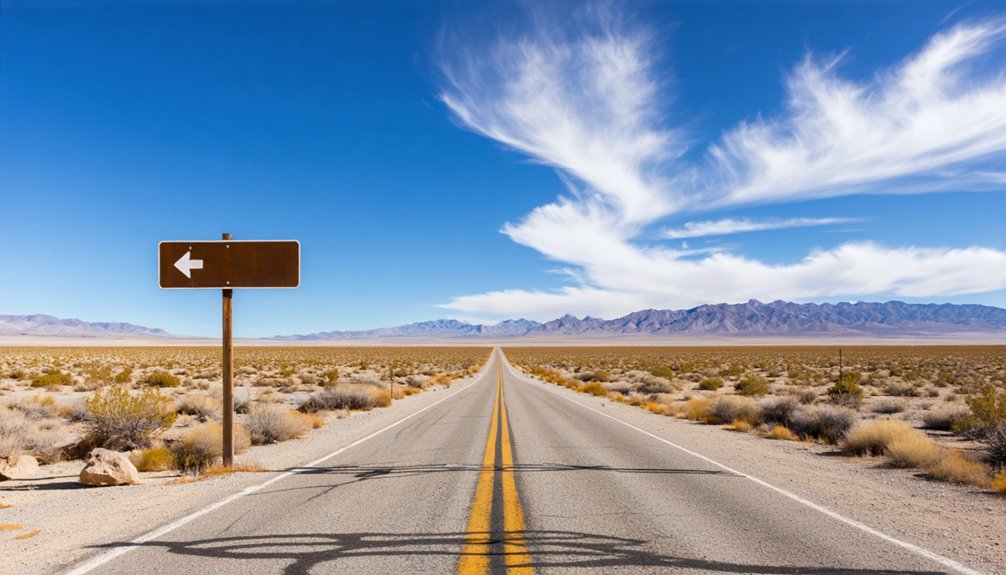 simple nevada desert drive