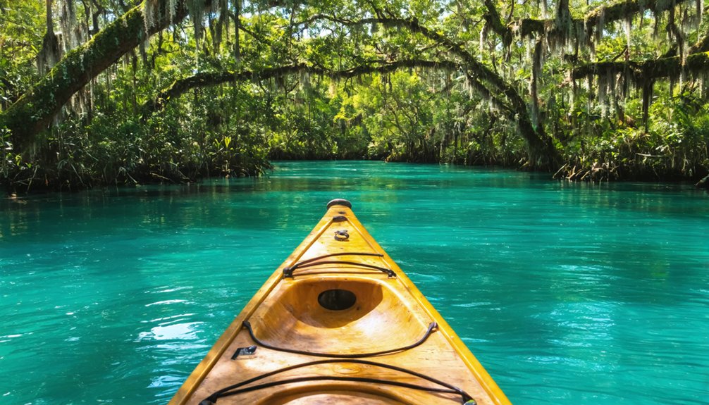 spring fed kayaking adventure