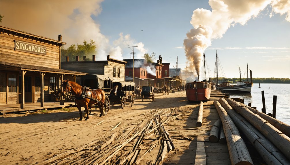 thriving port with mills