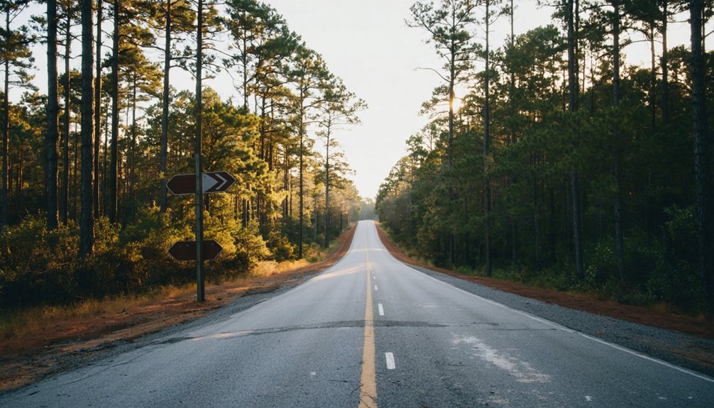 travel northeast along sabine river