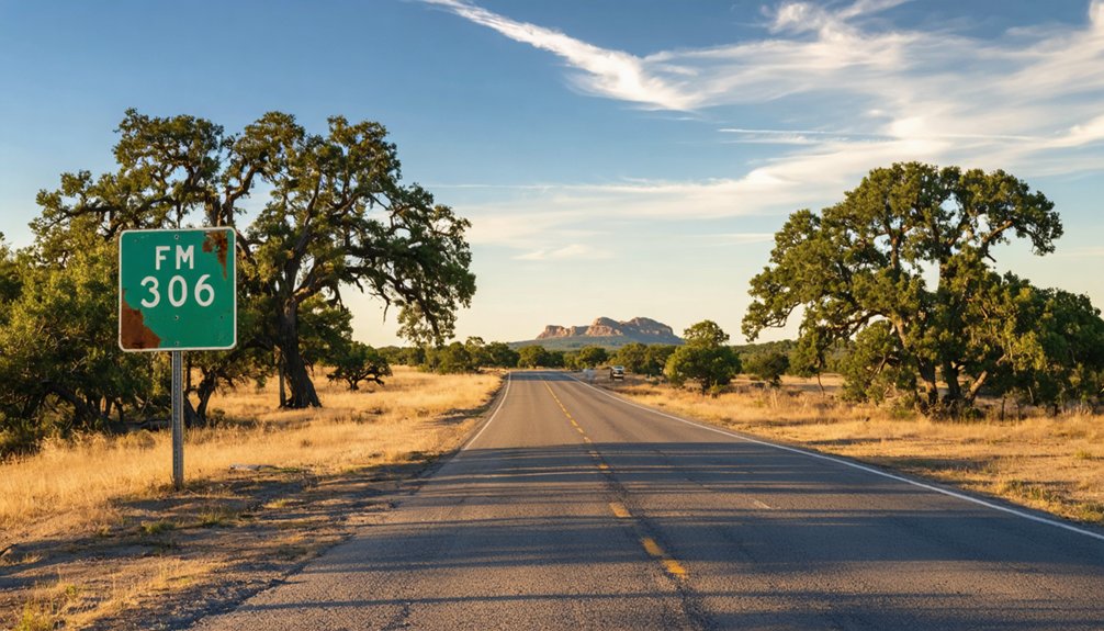 travel northwest along fm 306