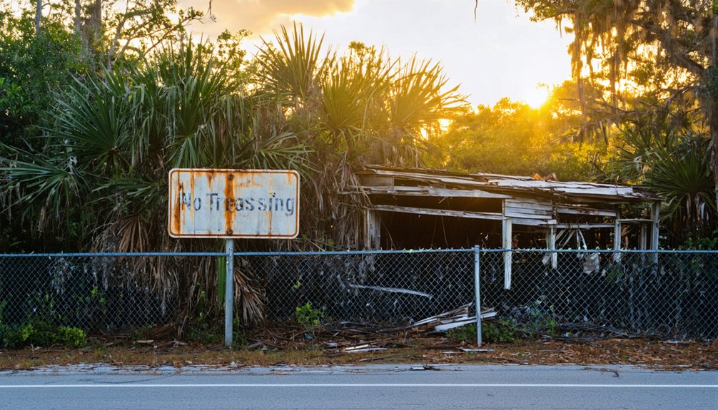 trespassing risks hazardous structures