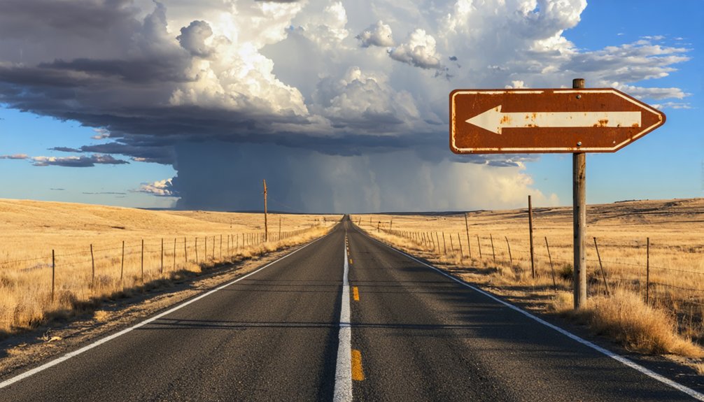 two routes through greer county