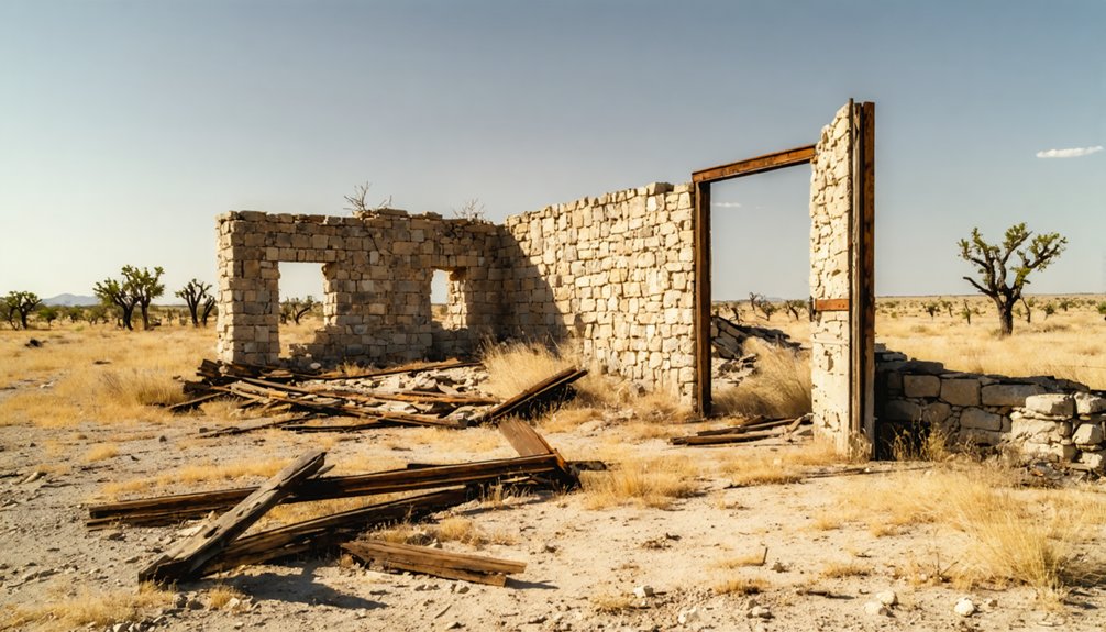 weathered structures reclaimed nature