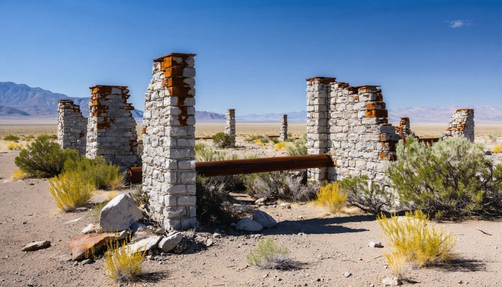wilderness reclaiming abandoned foundations