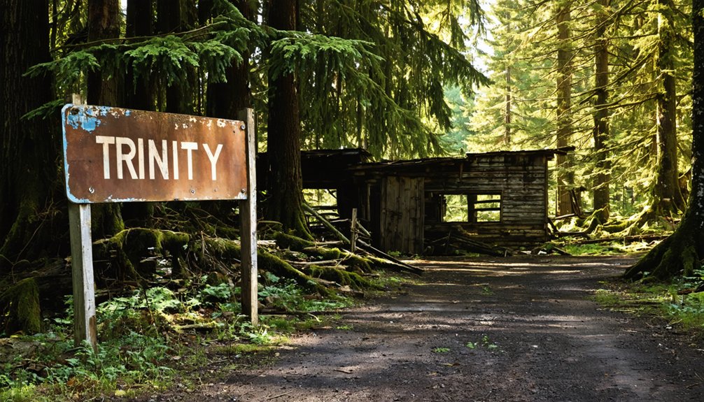 abandoned copper mining camp